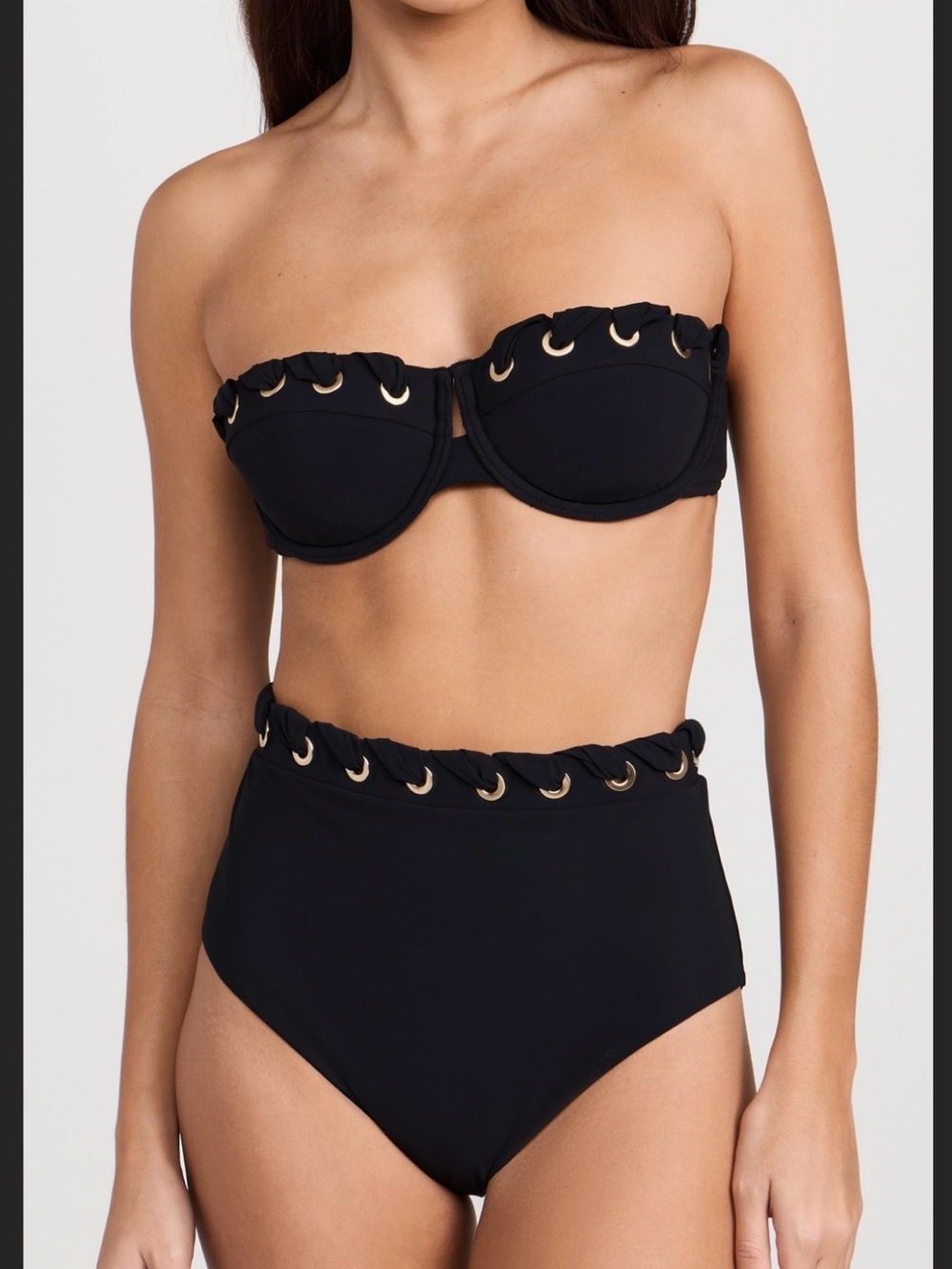 Zimmermann Alight Eyelet Balconette Bikini Top NEW WITH TAGS!!!!